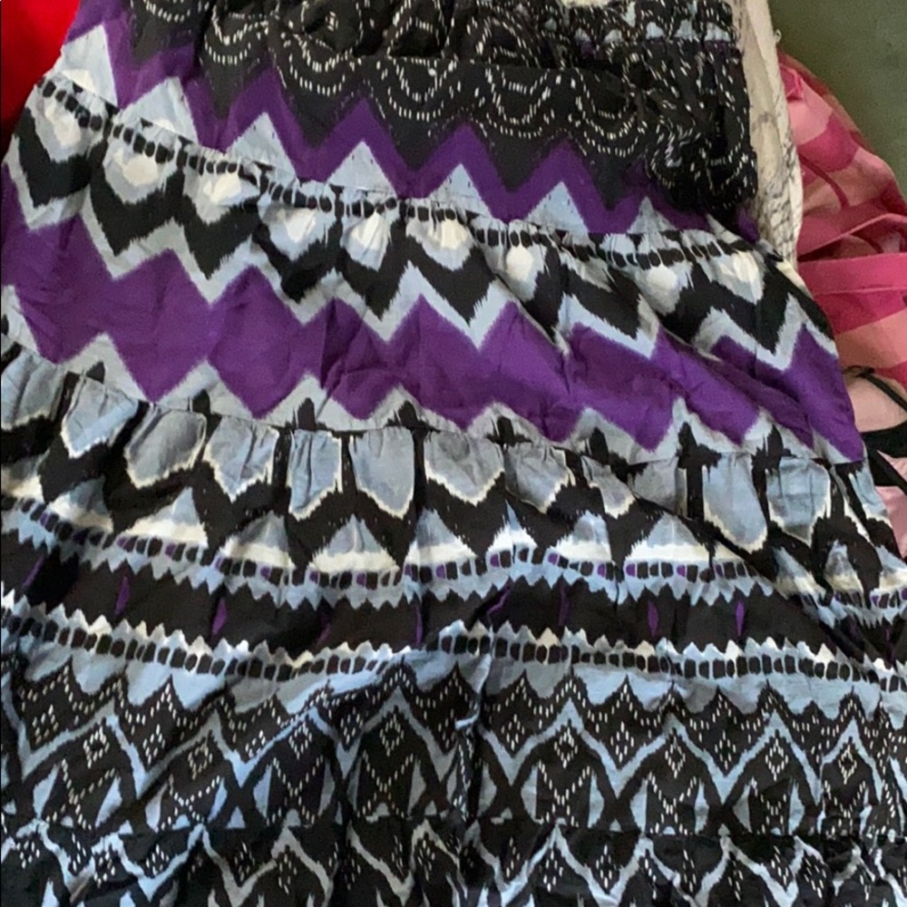 Boho maxi skirt